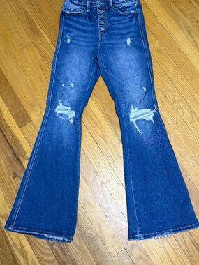 Flying Mokey‎ High Rise Flare Stretch Jean